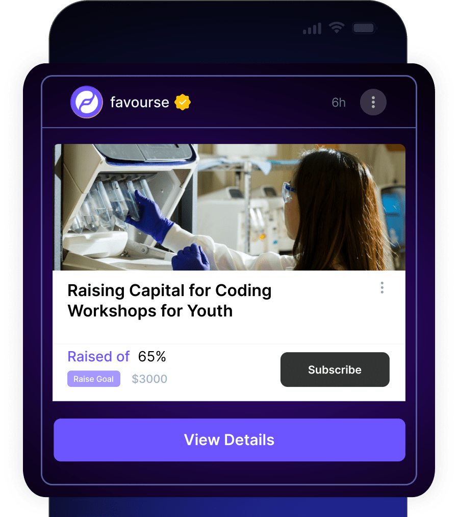 Favourse - Create Events & Experiences Together by Voting & Crowdfunding on the Blockchain