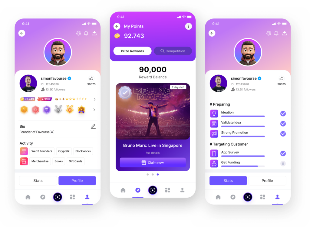 Favourse - Create Events & Experiences Together by Voting & Crowdfunding on the Blockchain