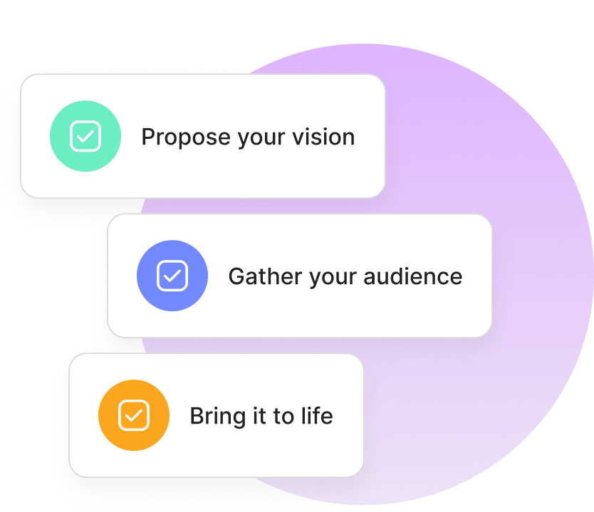 Favourse - Create Events & Experiences Together by Voting & Crowdfunding on the Blockchain